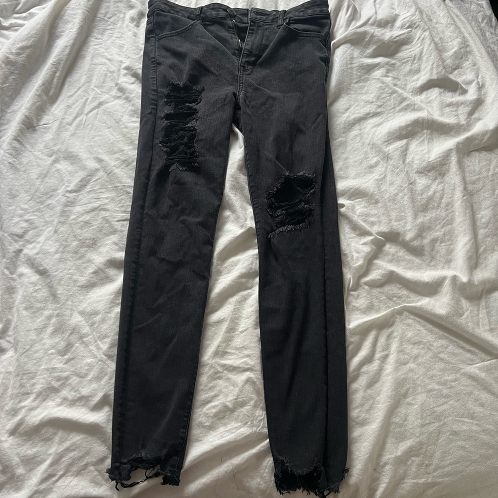 American Eagle Outfitters Black Stretch Jeans